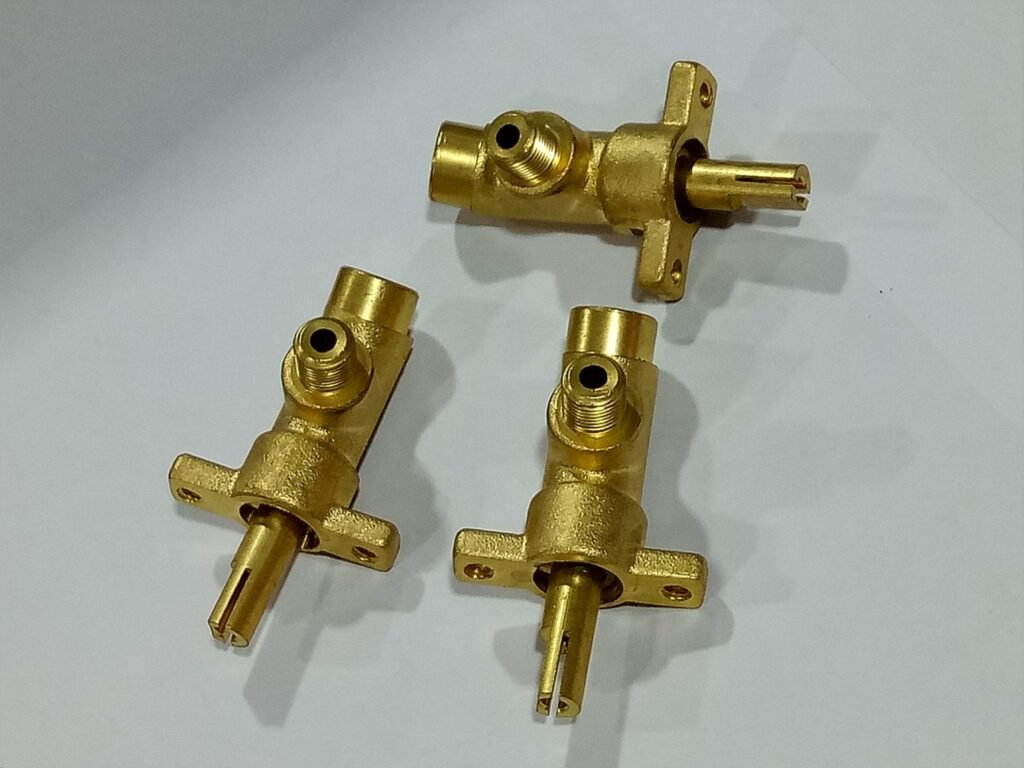 Brass gas valve