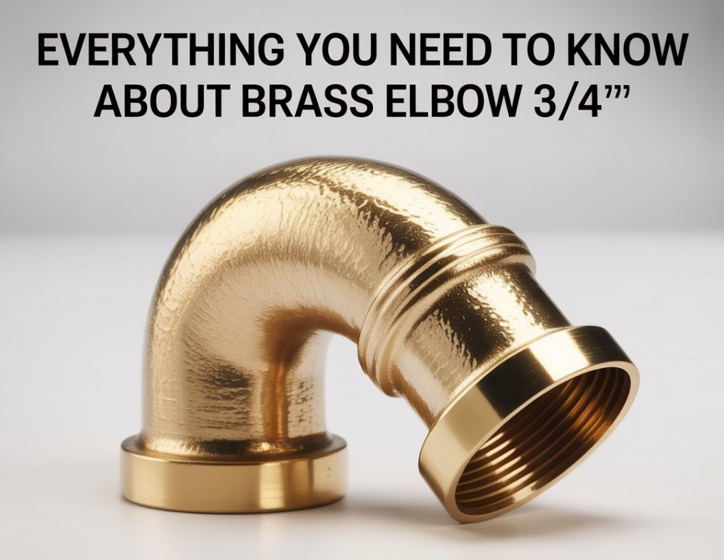 brass elbow 3/4 and 1/2 fittings
